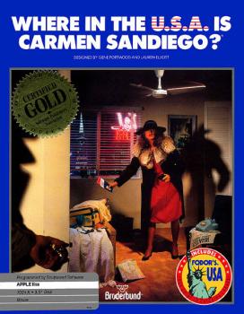  Where in the USA is Carmen Sandiego? (1986). Нажмите, чтобы увеличить.