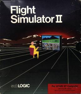  Flight Simulator II (1987). Нажмите, чтобы увеличить.