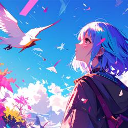 Swallows Flying in the Sky - Single. Передняя обложка. Нажмите, чтобы увеличить. Swallows Flying in the Sky - Single. Передняя обложка. Нажмите, чтобы увеличить.