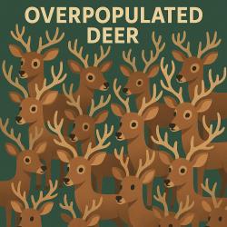 Overpopulated Deer - Single. Передняя обложка. Нажмите, чтобы увеличить. Overpopulated Deer - Single. Передняя обложка. Нажмите, чтобы увеличить.