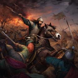 Thunder of the Khilji - EP. Передняя обложка. Нажмите, чтобы увеличить.