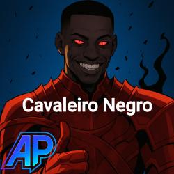 Cavaleiro Negro - Single. Передняя обложка. Нажмите, чтобы увеличить.