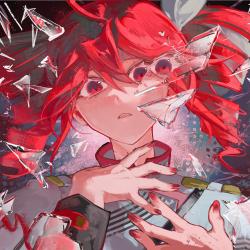 Dim. feat. KASANE TETO - Single. Передняя обложка. Нажмите, чтобы увеличить.