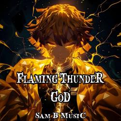 Flaming Thunder God「Zenitsu 7th Form」 Epic Version - Single. Передняя обложка. Нажмите, чтобы увеличить.