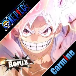 Carmine One Piece - Single. Передняя обложка. Нажмите, чтобы увеличить.