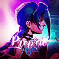 Próprio Azar - Single. Передняя обложка. Нажмите, чтобы увеличить.