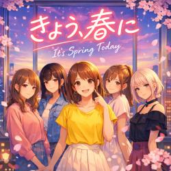 It's Spring Today - Single. Передняя обложка. Нажмите, чтобы увеличить.