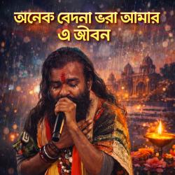 Onek Bedona Vora Amar a Jibon - Single. Передняя обложка. Нажмите, чтобы увеличить.