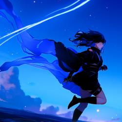 Meteor of Resolve - Single. Передняя обложка. Нажмите, чтобы увеличить.