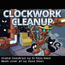 Clockwork Cleanup Original Game Soundtrack. Передняя обложка. Нажмите, чтобы увеличить.