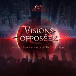 Visions opposées - Single. Передняя обложка. Нажмите, чтобы увеличить.