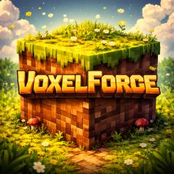 VoxelForge. Передняя обложка. Нажмите, чтобы увеличить.