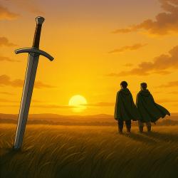 Until the Day I Lay Down This Sword - Single. Передняя обложка. Нажмите, чтобы увеличить.