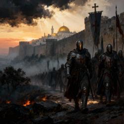 Deus Vult - EP. Передняя обложка. Нажмите, чтобы увеличить.