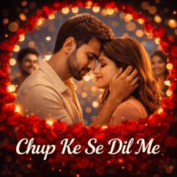 CHUP KE SE DIL ME - Single. Передняя обложка. Нажмите, чтобы увеличить.