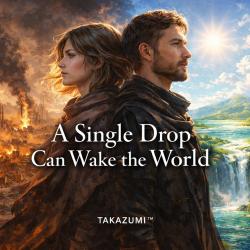 A Single Drop Can Wake the World - Single. Передняя обложка. Нажмите, чтобы увеличить.