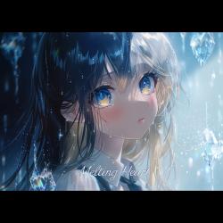 Melting Heart - Single. Передняя обложка. Нажмите, чтобы увеличить.