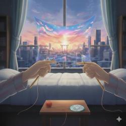 Knitting the Sky. - Single. Передняя обложка. Нажмите, чтобы увеличить.