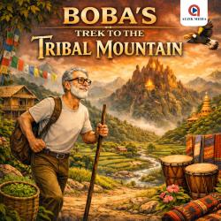 Boba's Trek to the Tribal Mountain. Передняя обложка. Нажмите, чтобы увеличить.