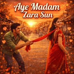 AYE MADAM ZARA SUN - Single. Передняя обложка. Нажмите, чтобы увеличить.