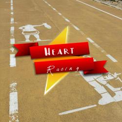 Heart Racing - Single. Передняя обложка. Нажмите, чтобы увеличить.