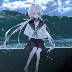 Lingering Background - Single. Передняя обложка. Нажмите, чтобы увеличить.