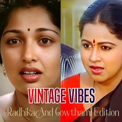 Vintage Vibes Radhika And Gowthami Edition. Передняя обложка. Нажмите, чтобы увеличить.