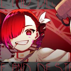 Love and Destroy feat. KASANE TETO - Single. Передняя обложка. Нажмите, чтобы увеличить.