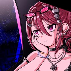 Velvet Nighft feat. KASANE TETO - Single. Передняя обложка. Нажмите, чтобы увеличить.