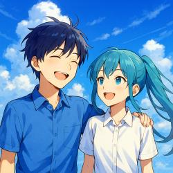 On a Sunny Afternoon feat. HATSUNE MIKU - Single. Передняя обложка. Нажмите, чтобы увеличить.