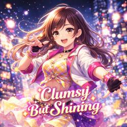 Clumsy but Shining - Single. Передняя обложка. Нажмите, чтобы увеличить.