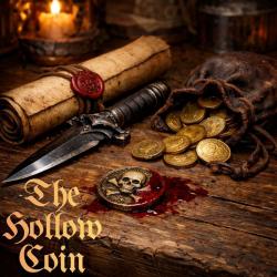 The Hollow Coin. Передняя обложка. Нажмите, чтобы увеличить.