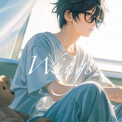 Wings - Single. Передняя обложка. Нажмите, чтобы увеличить.