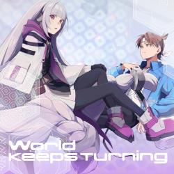 World Keeps Turning feat. 藍川涼 - Single. Передняя обложка. Нажмите, чтобы увеличить.