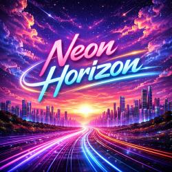 Neon Horizon - Single. Передняя обложка. Нажмите, чтобы увеличить.