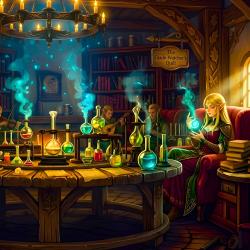 The Silent Scholar’s Ethereal Draught. Передняя обложка. Нажмите, чтобы увеличить.