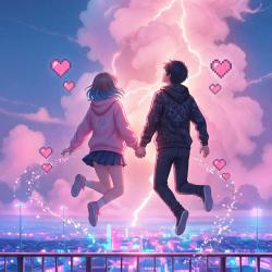 Cosmic Cotton Candy - Single. Передняя обложка. Нажмите, чтобы увеличить.