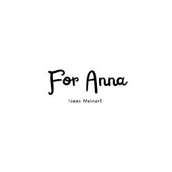 For Anna - Single. Передняя обложка. Нажмите, чтобы увеличить.