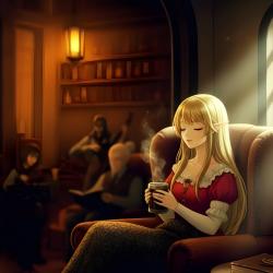 Solace of the Scriptorium. Передняя обложка. Нажмите, чтобы увеличить.