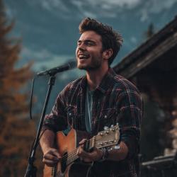 Montanhas de Deus - Single. Передняя обложка. Нажмите, чтобы увеличить.