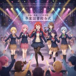 Graduation Ceremony Birthday - Single. Передняя обложка. Нажмите, чтобы увеличить.