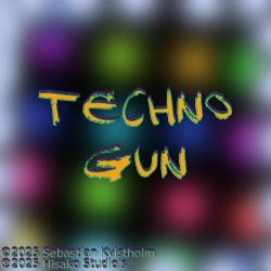 Techno Gun - Single. Передняя обложка. Нажмите, чтобы увеличить.