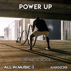 Power Up - Cinematic Rock. Передняя обложка. Нажмите, чтобы увеличить.