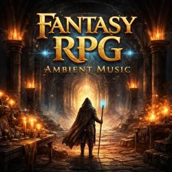 Fantasy RPG Soundtrack for background ambiance. Передняя обложка. Нажмите, чтобы увеличить.