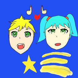 Time Leap feat. HATSUNE MIKU & KAGAMINE LEN - Single. Передняя обложка. Нажмите, чтобы увеличить.