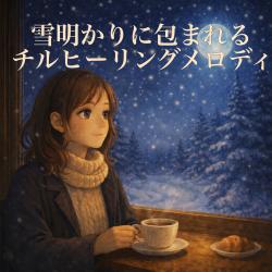 Chill Healing Melody Wrapped in Gentle Snowlight. Передняя обложка. Нажмите, чтобы увеличить.