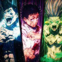 Triple Domain Expansion Jujutsu Kaisen - Trap Version - Single. Передняя обложка. Нажмите, чтобы увеличить.