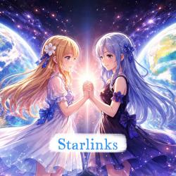 Starlinks - Single. Передняя обложка. Нажмите, чтобы увеличить.