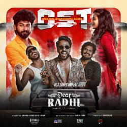 Dear Radhi Original Background Score. Передняя обложка. Нажмите, чтобы увеличить.