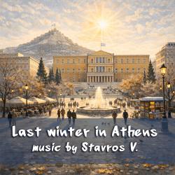 Last Winter In Athens - EP. Передняя обложка. Нажмите, чтобы увеличить.